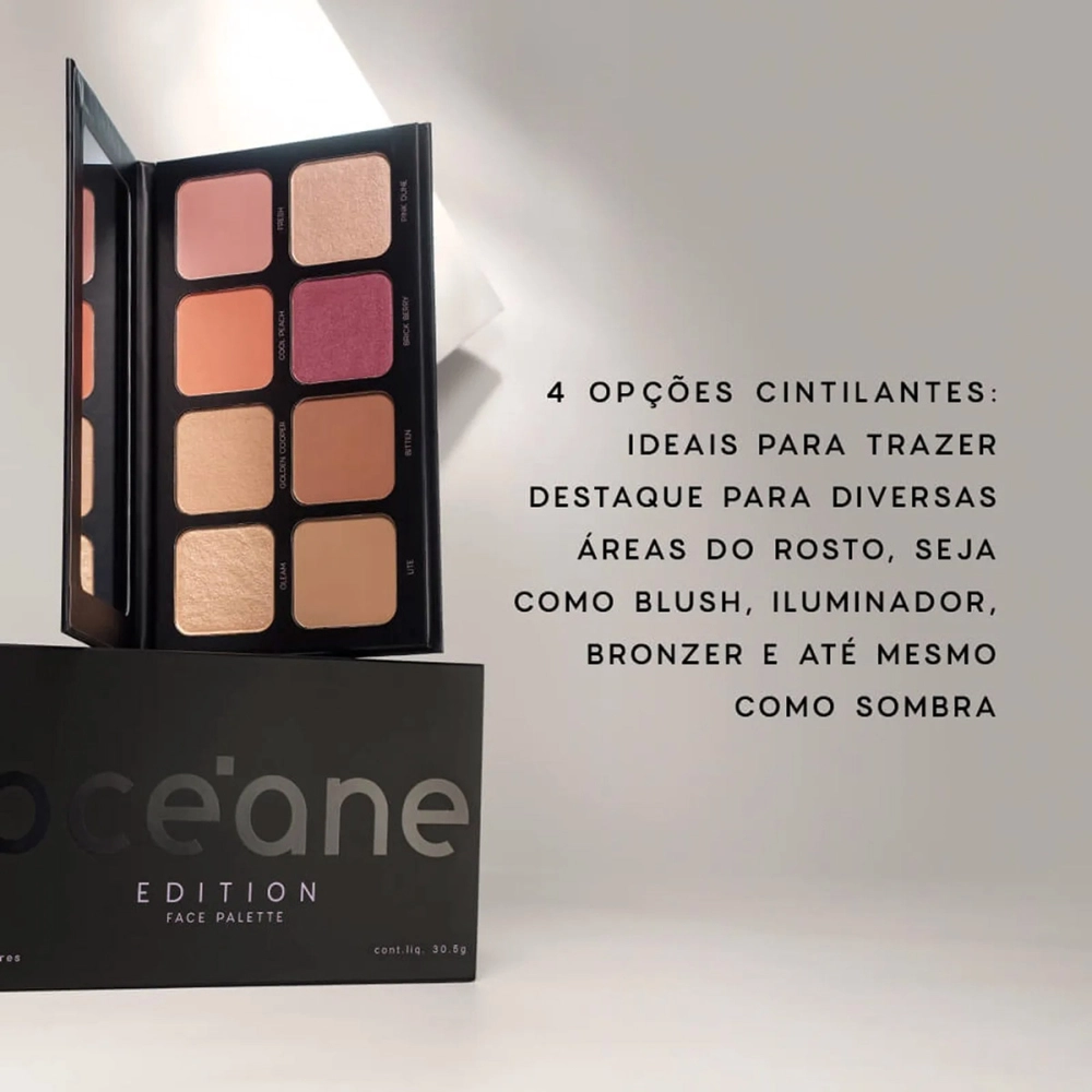 Produto: Paleta Multifuncional Edition Face Palette Océane 30,5g Kit