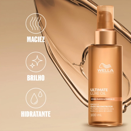 Produto: Óleo Capilar Ultimate Luxe Oil Wella Professionals 100ml