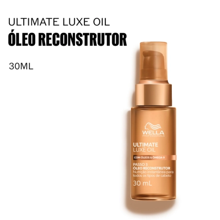 Produto: Óleo Capilar Ultimate Luxe Oil Wella Professionals 30ml
