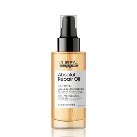 Produto: Óleo Reparador 10 em 1 Absolut Repair Gold Quinoa L'Oréal Professionnel 90ml