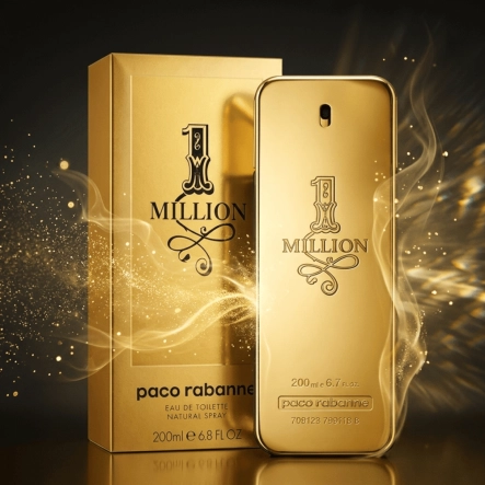 Perfume 1 Million Paco Rabanne Eau De Toilette Masculino 200ml Produto Perfume 1 Million Paco Rabanne Eau De Toilette Masculino 200ml