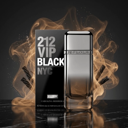 Perfume 212 Vip Black Elixir Eau De Parfum Carolina Herrera 100ml Produto Perfume 212 Vip Black Elixir Eau De Parfum Carolina Herrera 100ml