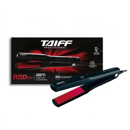 Produto Prancha de Cabelo Taiff Elegance Red Íon 200°C Bivolt