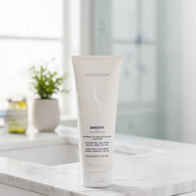 Kit Shampoo 280ml e Condicionador 240ml Senscience Smooth Home Care Produto Kit Shampoo 280ml e Condicionador 240ml Senscience Smooth Home Care