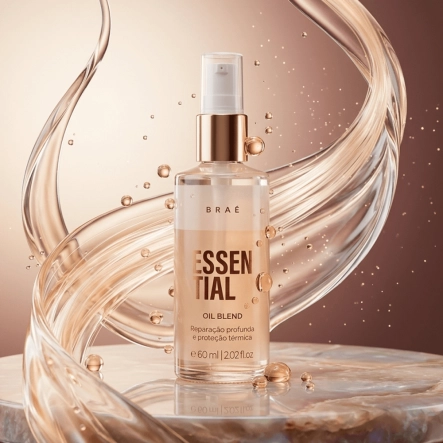 Produto: Sérum Capilar Reconstrutor Essential Oil Blend Braé 60ml