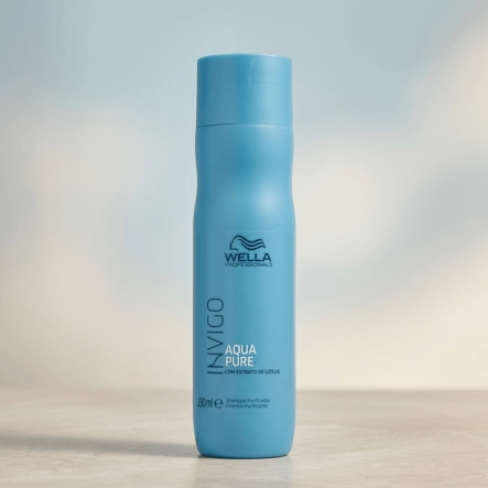 Produto: Shampoo Antirresíduos Aqua Pure Wella Professionals Invigo Balance 250ml
