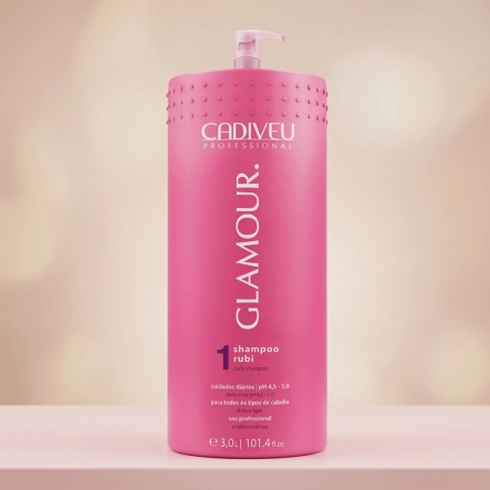 Shampoo Cadiveu Glamour Rubi 3 Litros Produto Shampoo Cadiveu Glamour Rubi 3 Litros