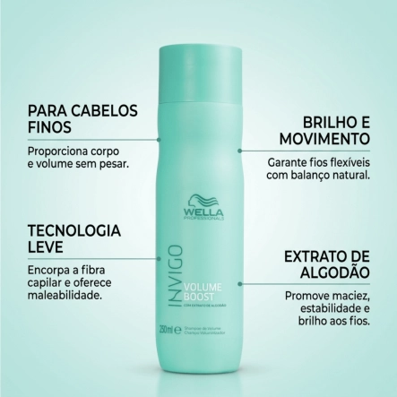 Produto Shampoo Wella Professionals Invigo Volume Boost 250ml
