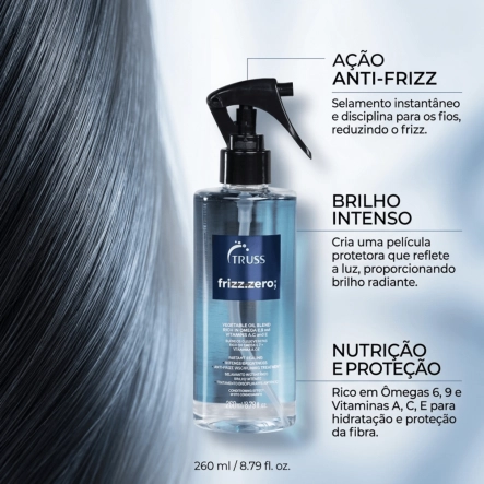 Produto Tratamento Disciplinante Antifrizz Truss Frizz Zero 260ml