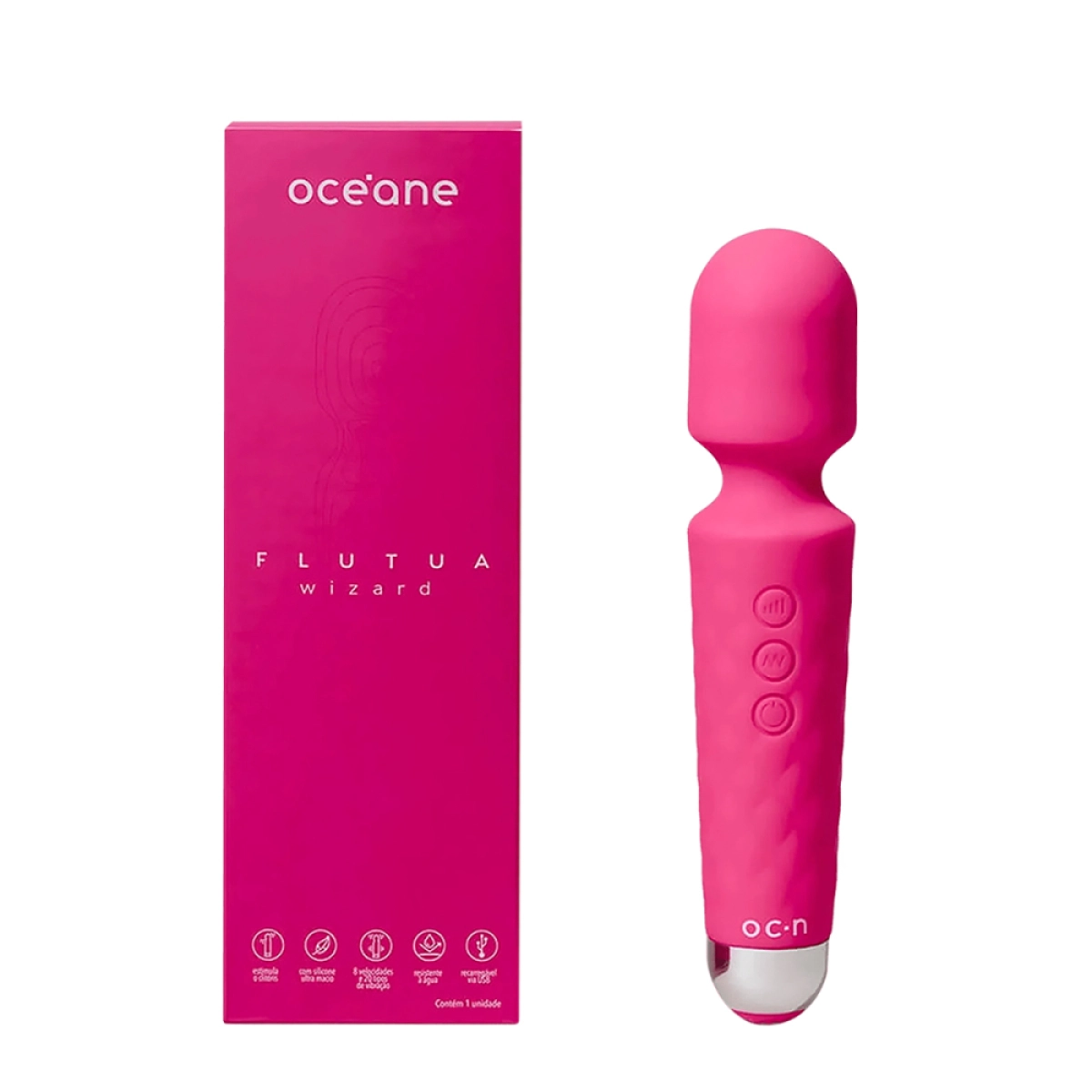 Océane Flutua Wizard - Massageador Rosa