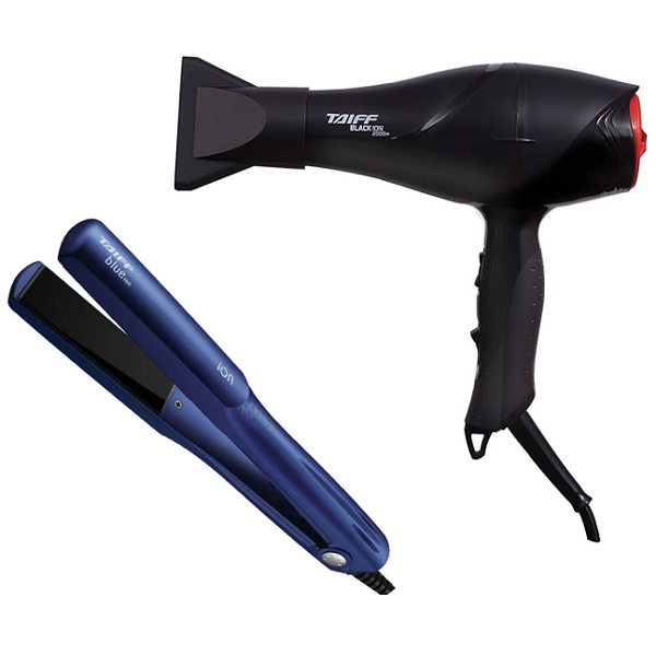Thumbnail Taiff_Secador_Black_Ion_2000W_110V_e_Chapa_Blue_Ion_200c_Bivolt_Evas_1