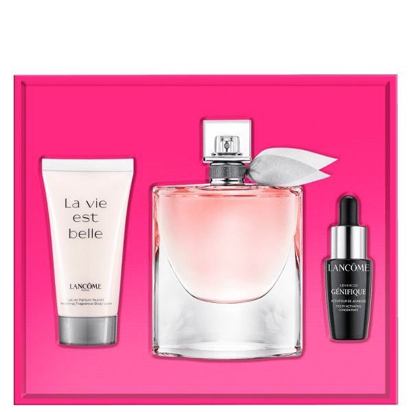 Thumbnail Lancome_Conjunto_La_Vie_Est_Belle_Eau_de_Parfum_75ml_Body_Lotion_50ml_e_Genifique_7ml_Evas_3 Thumbnail Lancome_Conjunto_La_Vie_Est_Belle_Eau_de_Parfum_75ml_Body_Lotion_50ml_e_Genifique_7ml_Evas_3